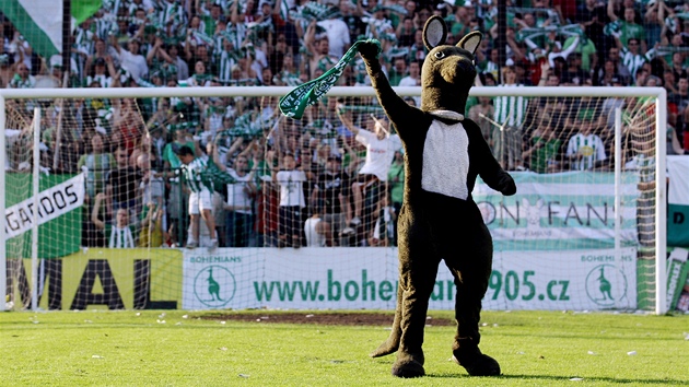 K Bohemians 1905 patí neodmysliteln také maskot klokan.