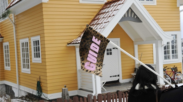 Safari tdn nenvisti ped luxusnm hotelem v Stockholmu (21. bezna 2012)