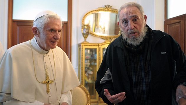 Papež Benedikt XVI. se na Kubě sešel s Fidelem Castrem. Papež Benedikt XVI. se na Kubě sešel s Fidelem Castrem.