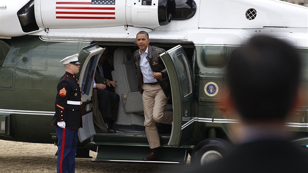 Barack Obama navtvil demilitarizovanou znu mezi Jin a Severn Koreou. 