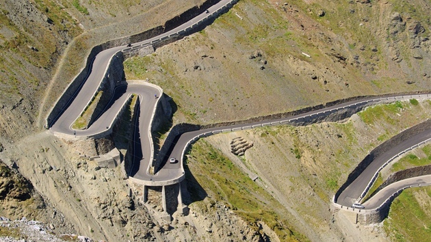 Pedposlední etapa letoního Gira vedla pes slavné Passo Stelvio.