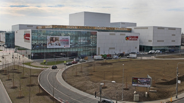 Nov obchodn centrum Nov Karolina v centru Ostravy. (21. bezna 2012)