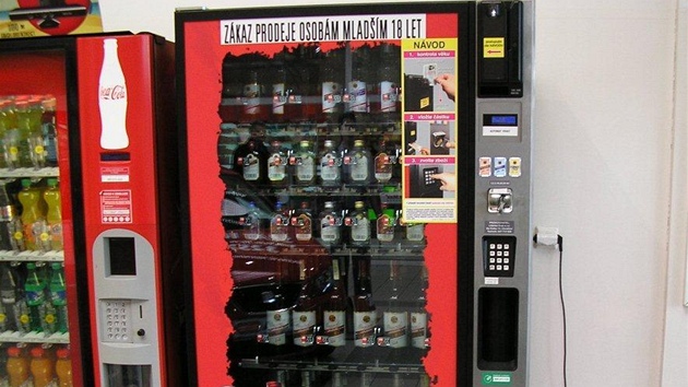 Jeden ze stle vtho potu automat na alkohol v Ostrav.