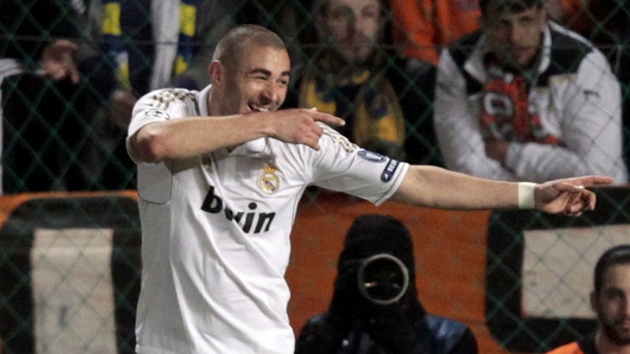 astn Benzema, tonk Realu Madrid pispl dvma zsahy k vhe svho mustva nad APOELEM Niksie 3:0 