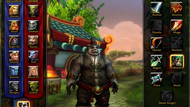 World of Warcraft: Mists of Pandaria - Mnich je pístupný hord i alianci. Hrá...