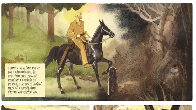 Z komiksu Ve stínu šumavských hvozdů Z komiksu Ve stínu šumavských hvozdů