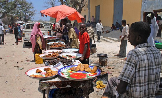 Somálská metropole Mogadiu. Ilustraní snímek.