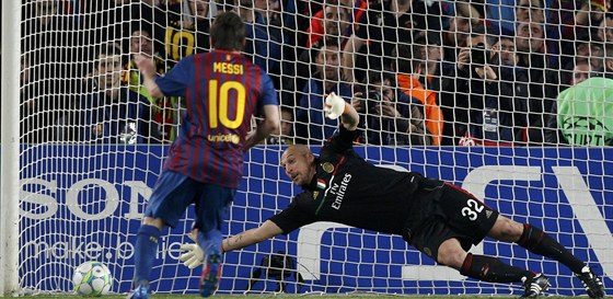 Messi promuje penaltu, Barcelona vede nad AC Milán 1:0.