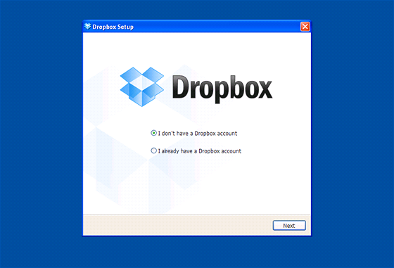 Instalace Dropboxu