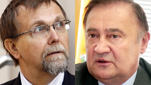 Senátor Vladimír Dryml (vpravo) a hejtman Radko Martínek Senátor Vladimír Dryml (vpravo) a hejtman Radko Martínek