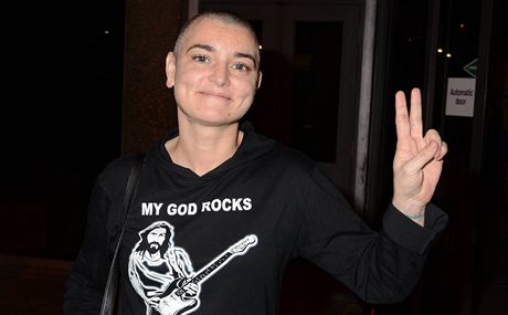 Sinéad O'Connor v beznu 2012 v irském Dublinu