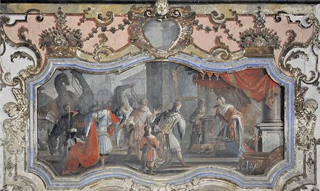 Opravenou zámeckou kapli v Kácov zdobí unikátní barokní fresky. Píkladem me