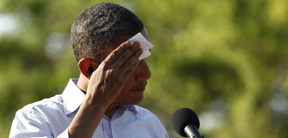 Americký prezident Barack Obama na summitu v kolumbijské Cartagen.