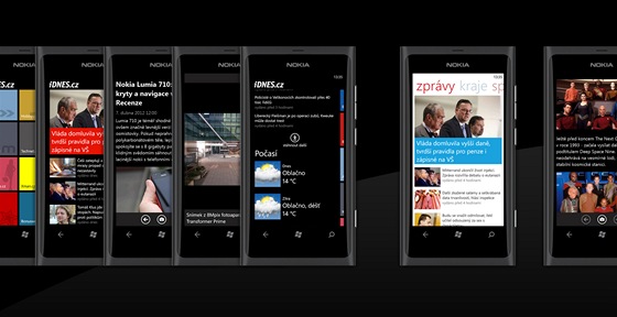 Aplikace iDNES.cz pro platformu Windows Phone 7