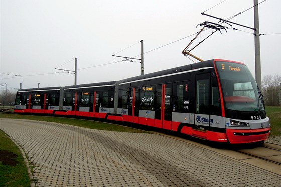 Tramvaj ForCity na testování v nmeckém mst Chemnitz