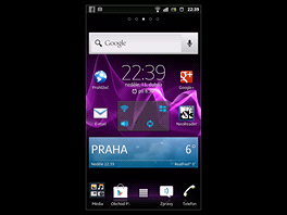 Displej smartphonu Sony Xperia S