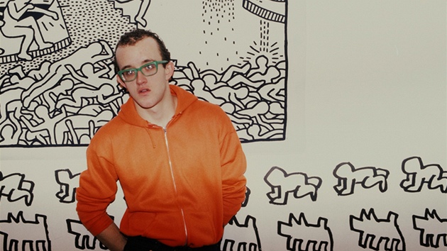 Z výstavy Roberta Carritherse v praské Fotograf Gallery - Keith Haring