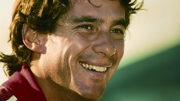 Ayrton Senna na snímku z první poloviny 90. let.