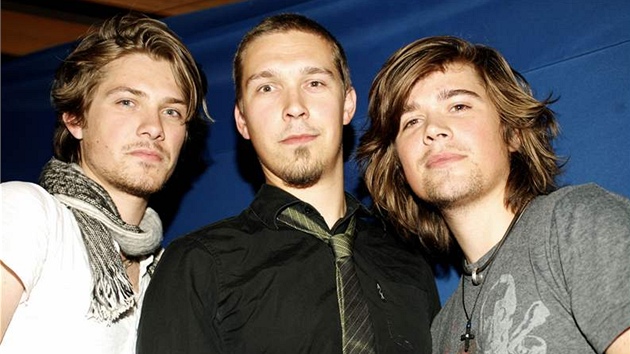 Taylor, Isaac a Zachary Hansonovi v roce 2008