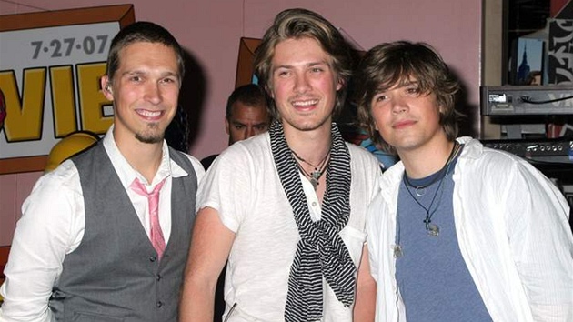Isaac, Taylor a Zachary Hansonovi (zleva) - skupina Hanson