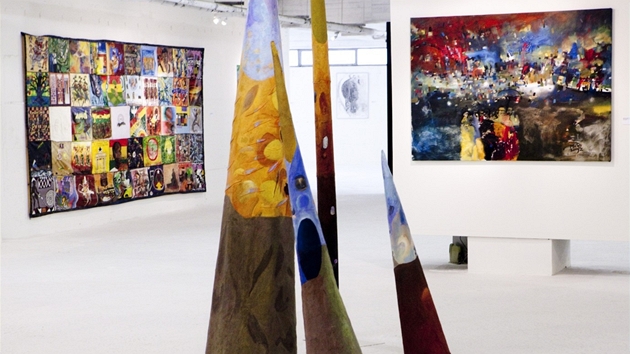 Expozice moderního umění v muzeu CAM v Casorii u Neapole Expozice moderního umění v muzeu CAM v Casorii u Neapole