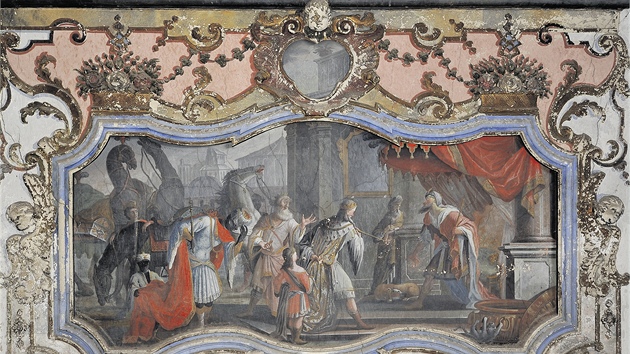 Opravenou zámeckou kapli v Kácov zdobí unikátní barokní fresky. Píkladem me