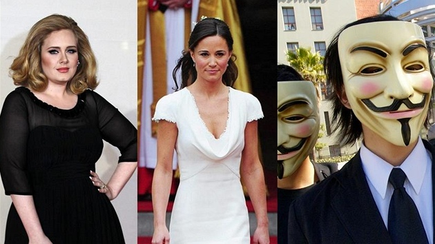 Adele, Pippa Middletonov a hackei z Anonymous pat podle magaznu Time k nejvlivnjm lidem svta. 
