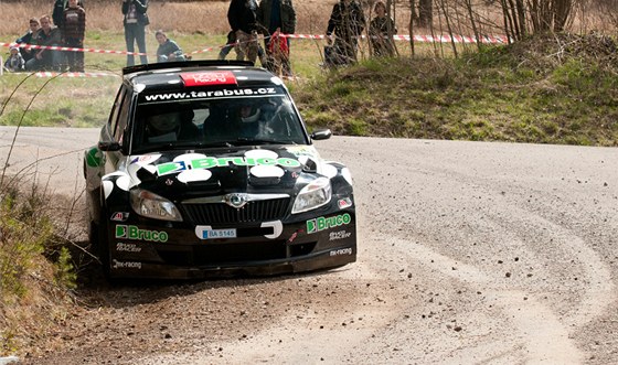 Jaromír tarabus bhem loské Rallye umava