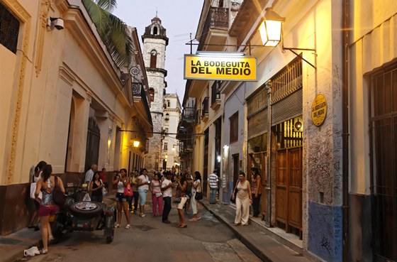 Havanský bar La Bodeguita del Medio