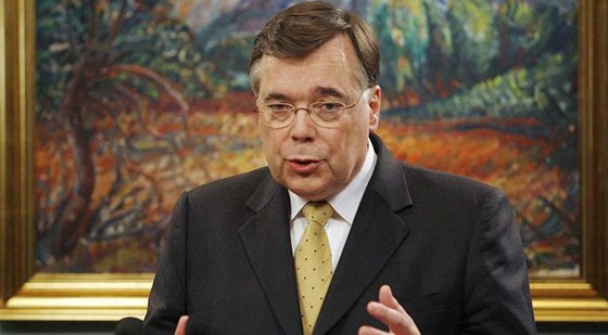 Islandský premiér Geir Haarde.