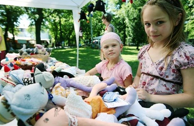 Festival Mezi ploty nabízí vyití i dtem.