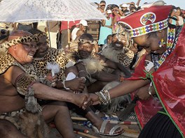 Jihoafrick prezident Jacob Zuma se poest oenil. Vzal si dlouholetou druku