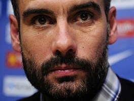 PED DLEITÝM ZÁPASEM. Pep Guardiola, trenér Barcelony, odpovídá na otázky...