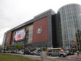 TADY SE HRÁLO. Prudential Center v Newarku byla sídlem New Jersey Nets. Minulý