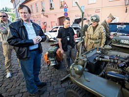 V Praze se uskutenila jízda píznivc vojenské historie nazvaná Konvoj...