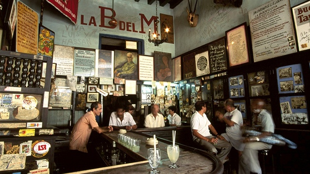 Havanský bar La Bodeguita del Medio