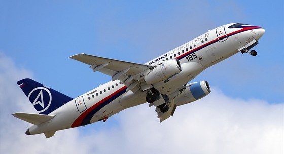 Suchoj Superjet S-100. Ilustraní snímek