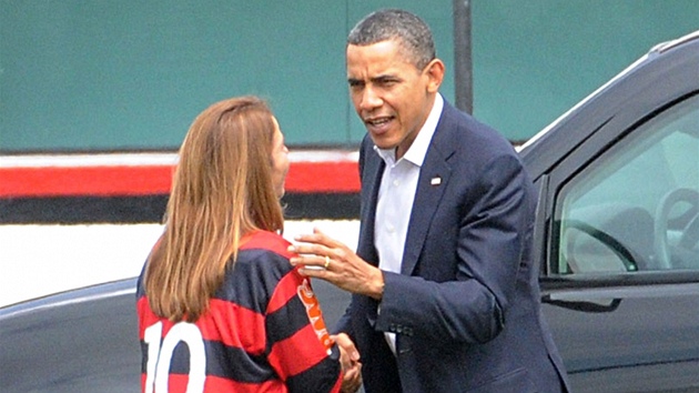 Dres Flamenga s destkou vnovala Baracku Obamovi.