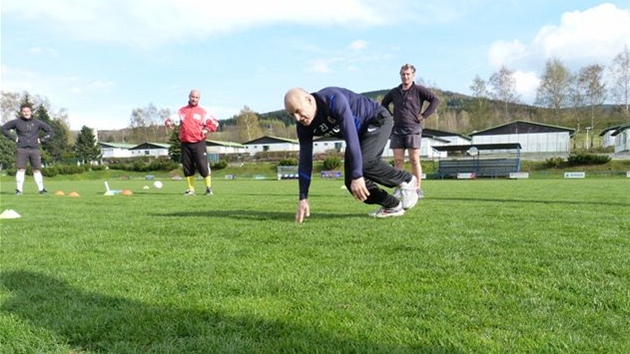 Pedcviuje Jaroslav Hebík, generální sportovní manaer Sparty.