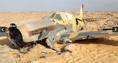 Zícený letoun Kittyhawk P-40 nalezený v egyptské pouti