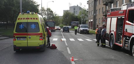 Nehoda v Ladov ulici v Olomouci, pi kter nmstek olomouckho primtora Ivo