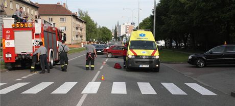 Nehoda v Ladov ulici v Olomouci, pi které námstek olomouckého primátora Ivo