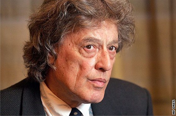 Tom Stoppard ped premiérou hry Rock'n'roll v Národním divadle  Praha (22....