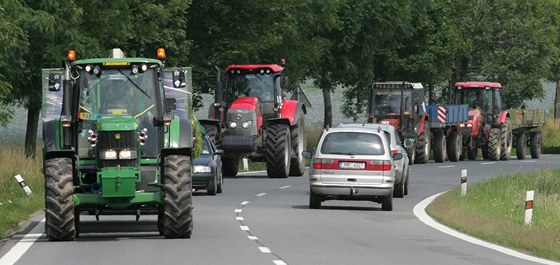 Silnice a ulice nkterých mst Olomouckého kraje zaijí protestní jízdy zemdlc. Ti neplánují zablokovat dopravu. Naposledy se v kraji podobné protesty konaly ped temi lety (na snímku).