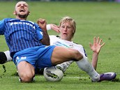 POTKVALI SE ASTO. Frantiek Rajtoral z Plzn je prav obrnce, Michal