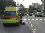 Nehoda v Ladov ulici v Olomouci, pi kter nmstek olomouckho primtora Ivo