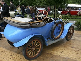 Bugatti 13 z roku 1911, objem 1 327 cm3, majitel Frantiek Ernest