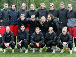 JSME TÝM. eské basketbalistky se sely na soustední ped olympijskou