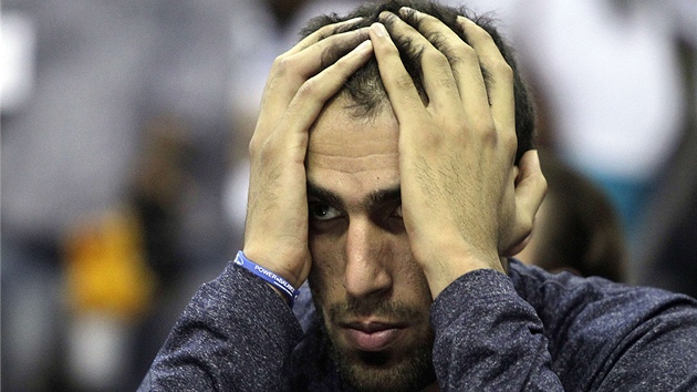 Hamed Haddadí zklamaný z neúsphu svého Memphisu Grizzlies.