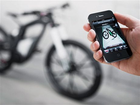 E-bike Audi ovládaný mobilem